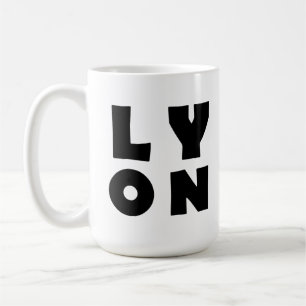 Taza De Café Me encanta Lyon France