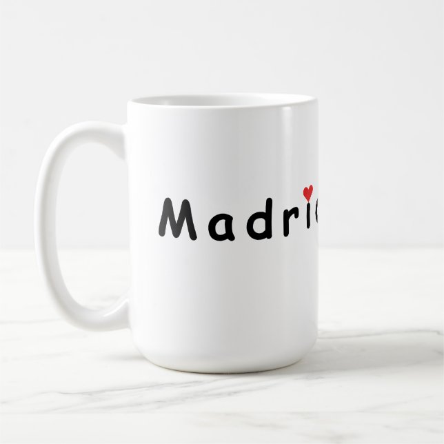 Taza De Café Me encanta Madrid (Izquierda)