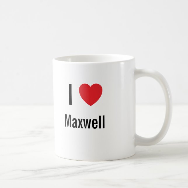 Taza De Café Me encanta Maxwell (Derecha)