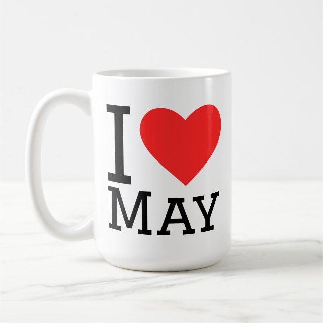 Taza De Café Me encanta mayo (Izquierda)