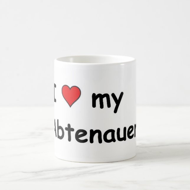 Taza De Café Me encanta mi abtenauer (Centro)
