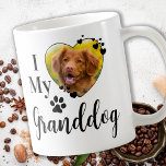 Taza De Café Me encanta mi abuelo Mascota personalizado.<br><div class="desc">¡Amo A Mi Abuelo! ... Sorprenda su abuelo perro favorito este Día del Padre, Navidades o su cumpleaños con esta taza de café super lindo mascota personalizado. ¡Regale un regalo perfecto a tus padres y abuelos de tus perros con esta graciosa taza de amante de los perros! "Amo a mi...</div>