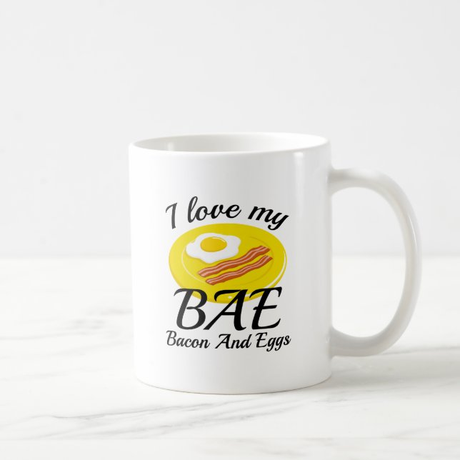 Taza De Café Me encanta mi BAE (Derecha)