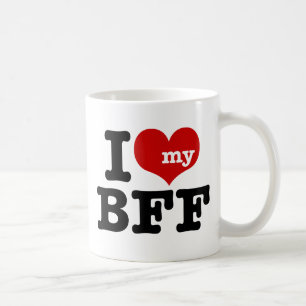 Taza De Café Me encanta mi BFF