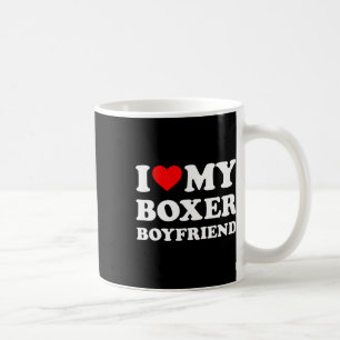 Taza De Café Me Encanta Mi Boxer Boyfriend Heart Bf Boxe Athlet