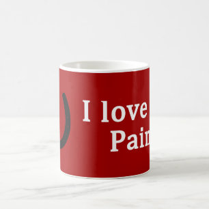 Taza De Café Me encanta mi caballo de pintura