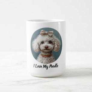Taza De Café Me encanta mi caniche