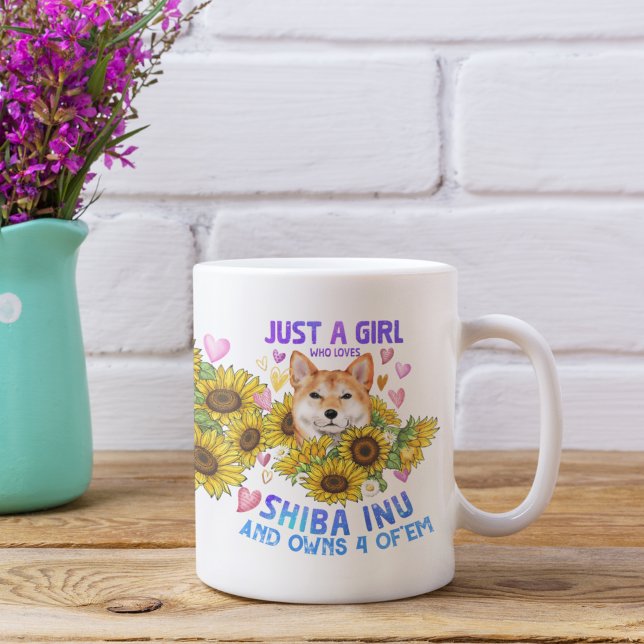 Taza De Café Me Encanta Mi Mascota De Perro Shiba Inu Deslumbra (Subido por el creador)