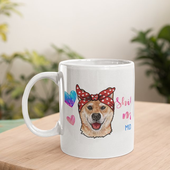Taza De Café Me Encanta Mi Mascota De Perro Shiba Inu Deslumbra (Subido por el creador)