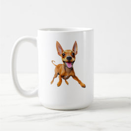 Taza De Café ME ENCANTA MI MINPIN minpin pinscher papá