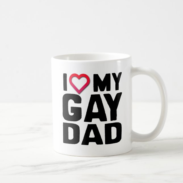 TAZA DE CAFÉ ME ENCANTA MI PAPÁ GAY (Derecha)