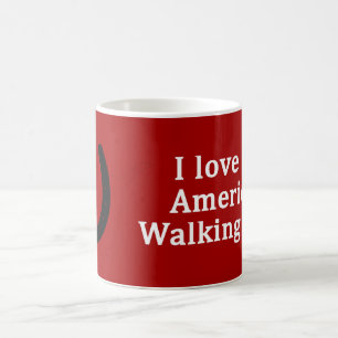 Taza De Café Me encanta mi pasión de caminar por Estados Unidos