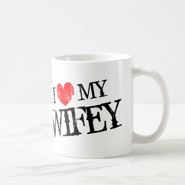 Taza De Café Me encanta mi peluquera Día de San Valentín mug po (Derecha)