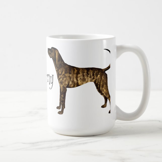 Taza De Café Me encanta mi perro callejero (Derecha)