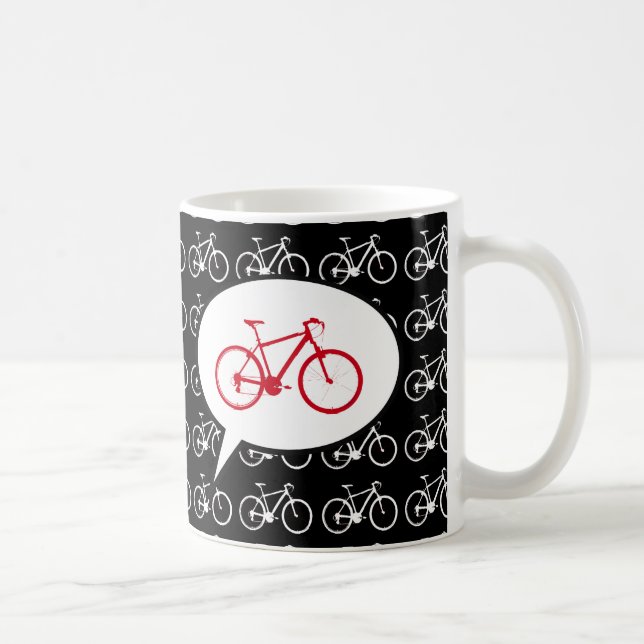 Taza De Café me encanta mi personalizado de bicicletas (Derecha)