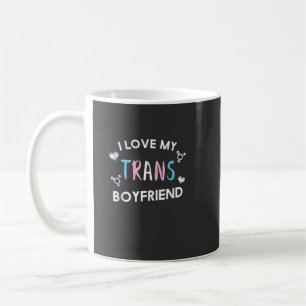 Taza De Café Me encanta mi travesía del orgullo gay trans-boyfr