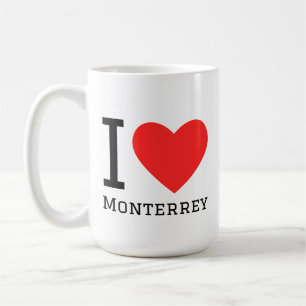 Taza De Café Me encanta Monterrey