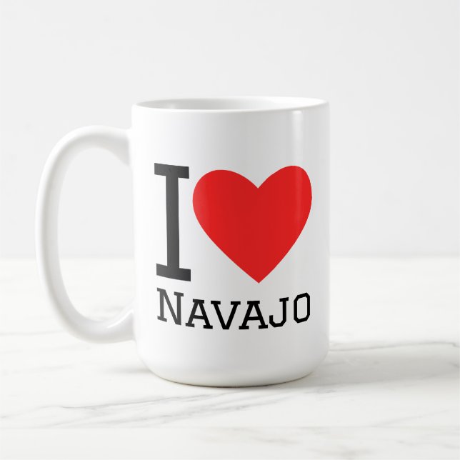 Taza De Café Me encanta navajo  (Izquierda)