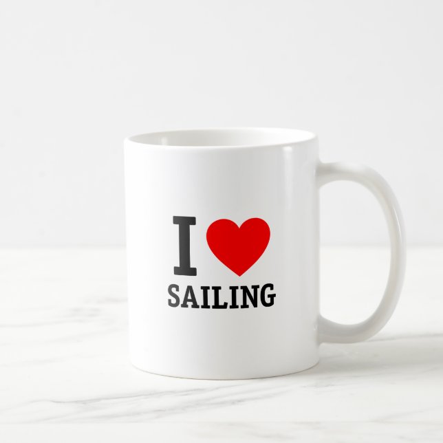Taza De Café Me Encanta Navegar (Derecha)