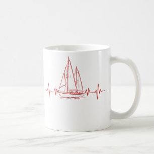 Taza De Café me encanta navegar por la decoración náutica oceán