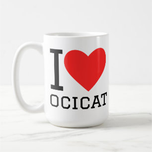 Taza De Café Me encanta ocicat