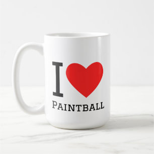 Taza De Café Me encanta paintball