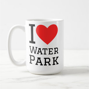 Taza De Café Me encanta parque acuático