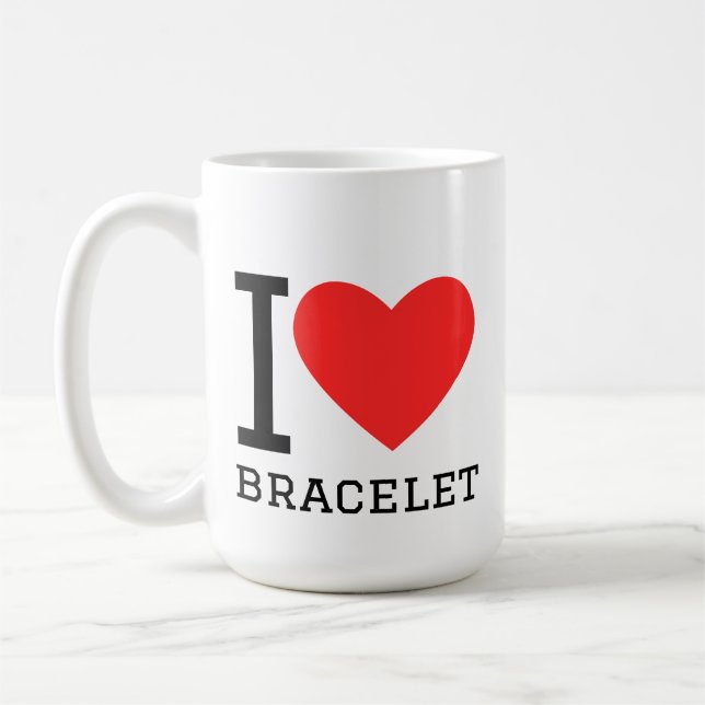 Taza De Café Me encanta pulsera (Izquierda)