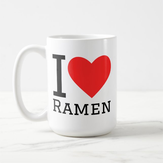 Taza De Café Me encanta ramen (Izquierda)