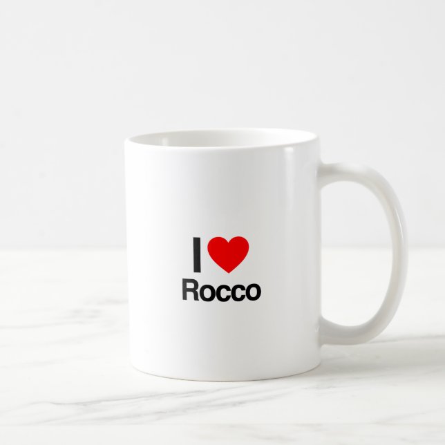Taza De Café me encanta rocco (Derecha)