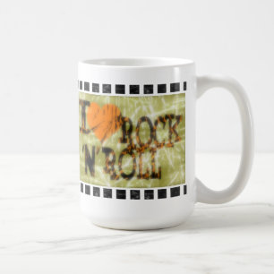 Taza De Café Me encanta Rock 'N' Roll - Mugs