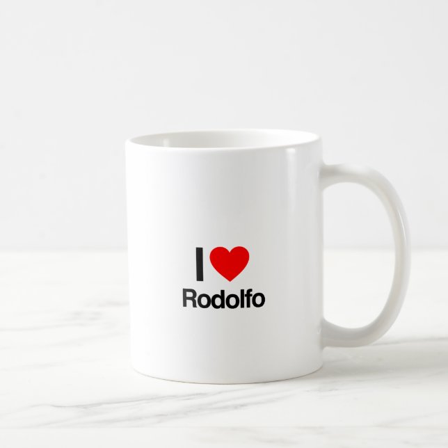 Taza De Café me encanta rodolfo (Derecha)
