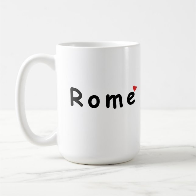 Taza De Café Me encanta Roma (Izquierda)