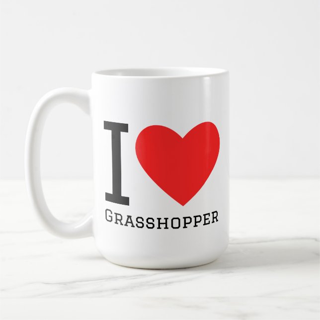 Taza De Café Me encanta saltamontes  (Izquierda)