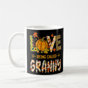Taza De Café Me Encanta Ser Llamada Abuela Calabaza Cae Salto G