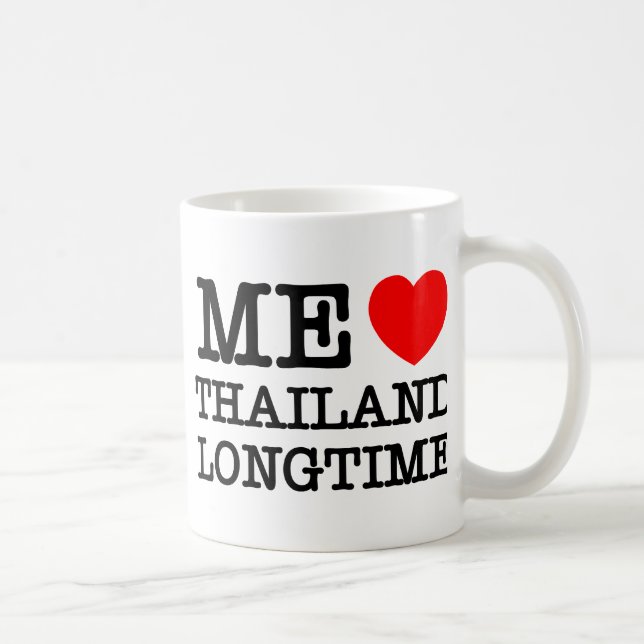 TAZA DE CAFÉ ME ENCANTA TAILANDIA DURANTE MUCHO TIEMPO (Derecha)