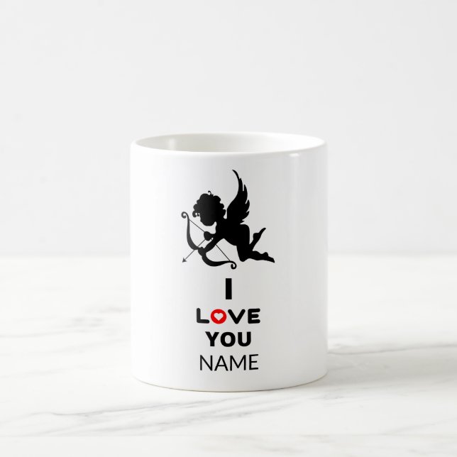 Taza De Café Me Encanta Tu Mug Personalizada (Centro)