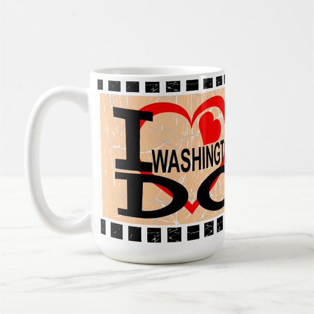 Taza De Café Me encanta Washington D.C. - Mugs (Izquierda)