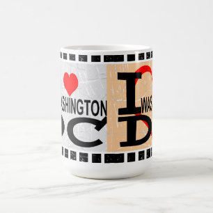 Taza De Café Me encanta Washington D.C. - Mugs