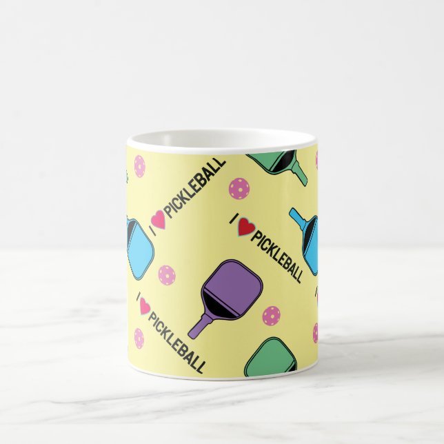 Taza De Café Me encantan las albóndigas amarillas. (Centro)