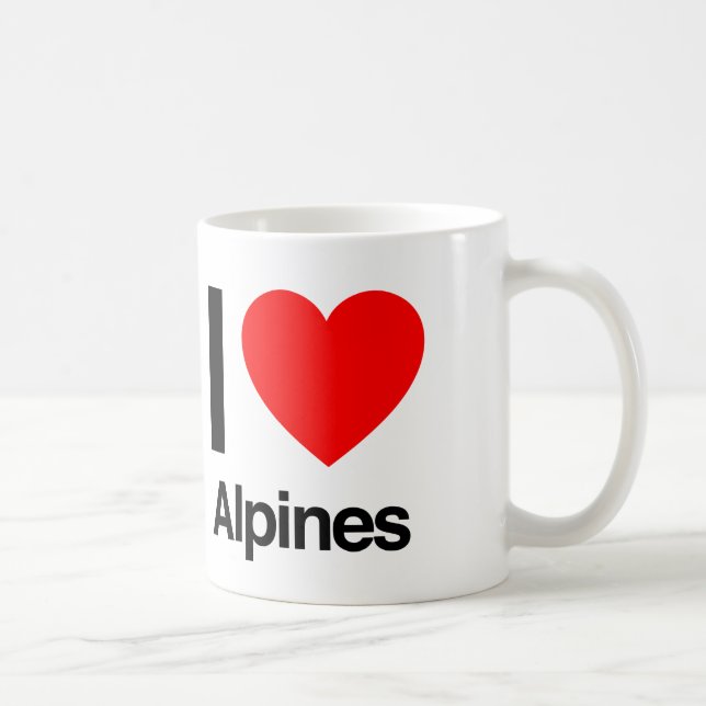 Taza De Café me encantan las alpinas (Derecha)