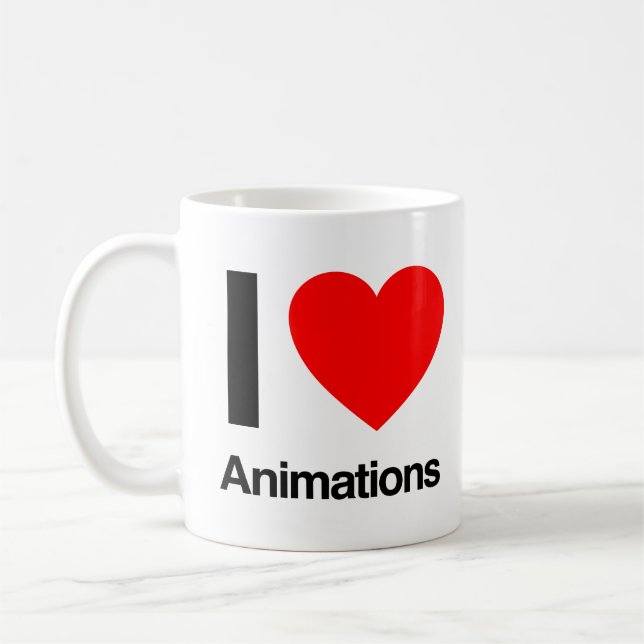Taza De Café me encantan las animaciones (Izquierda)