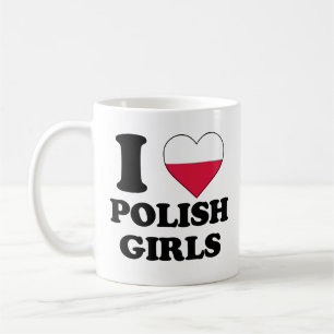 Taza De Café Me encantan las chicas polacas
