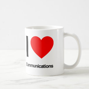 Taza De Café me encantan las comunicaciones