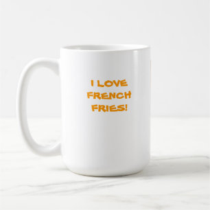 TAZA DE CAFÉ ME ENCANTAN LAS FRÍAS FRANCESAS