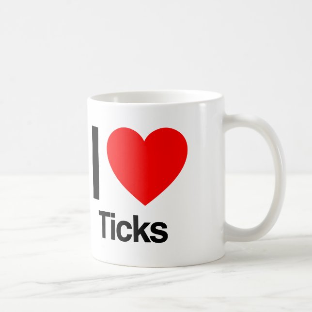 Taza De Café me encantan las garrapatas (Derecha)