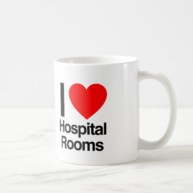 Taza De Café me encantan las habitaciones del hospital (Derecha)
