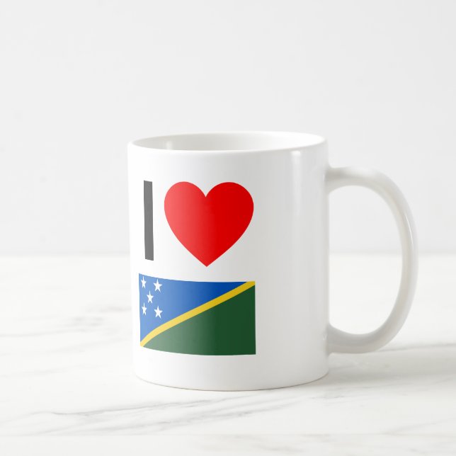 Taza De Café me encantan las islas Salomón (Derecha)