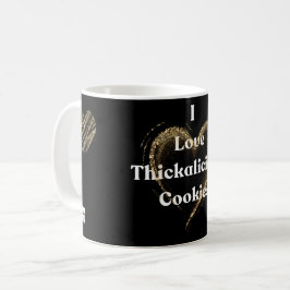 Taza De Café Me encantan las pesadas cookies