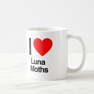 Taza De Café me encantan las polillas de luna
